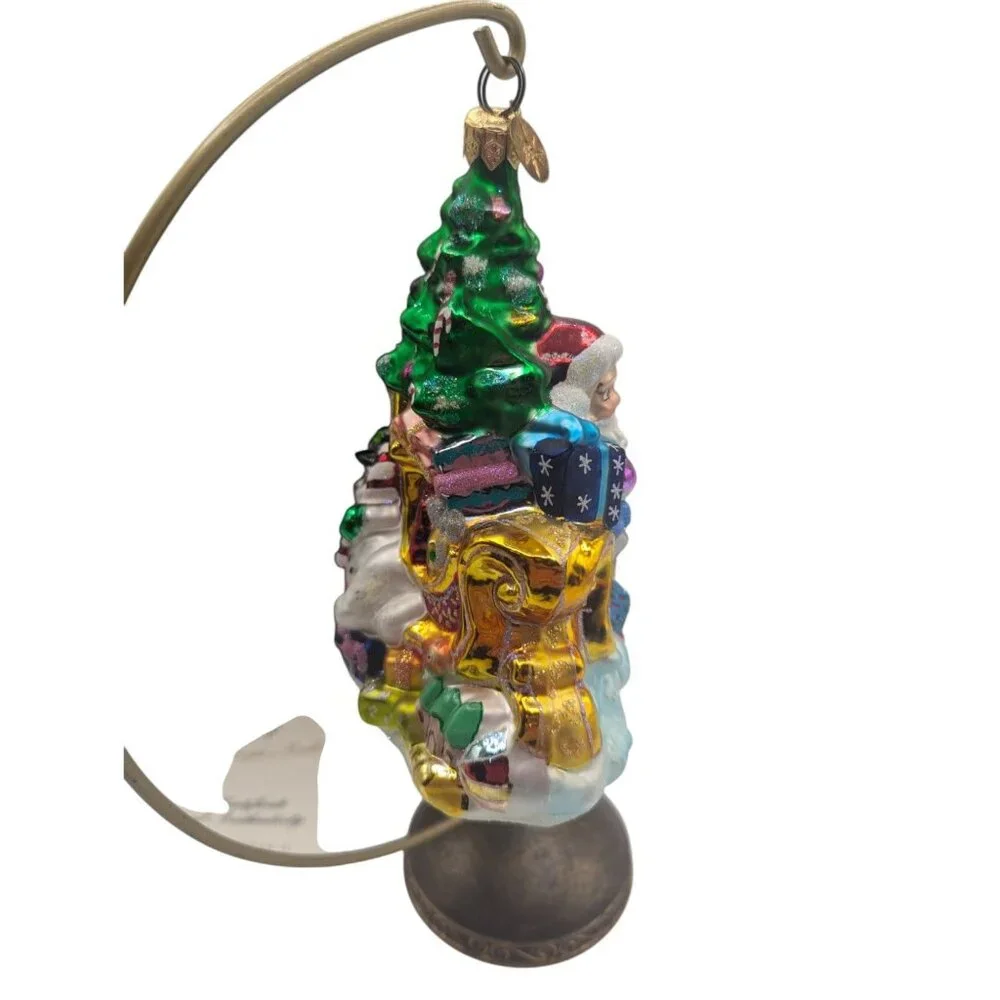 Christopher Radko Trim A Tree-O Limited Edition Ornament With Stand